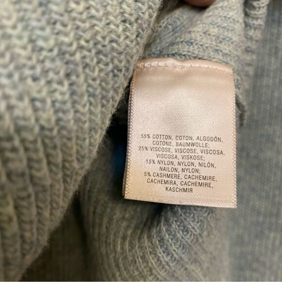 Anthropologie Moth Side Tunic coastal Pasadena Sweater dress cashmere blend XS - Picture 5 of 12